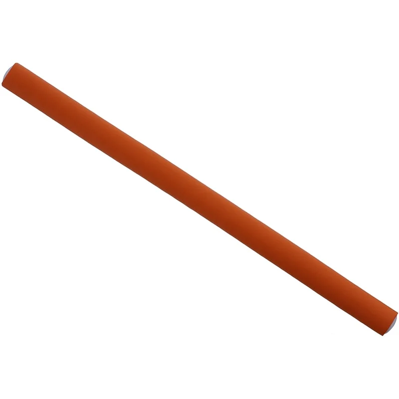 Bendy Perm Rollers Long – 16mm, Orange, 12/Pack