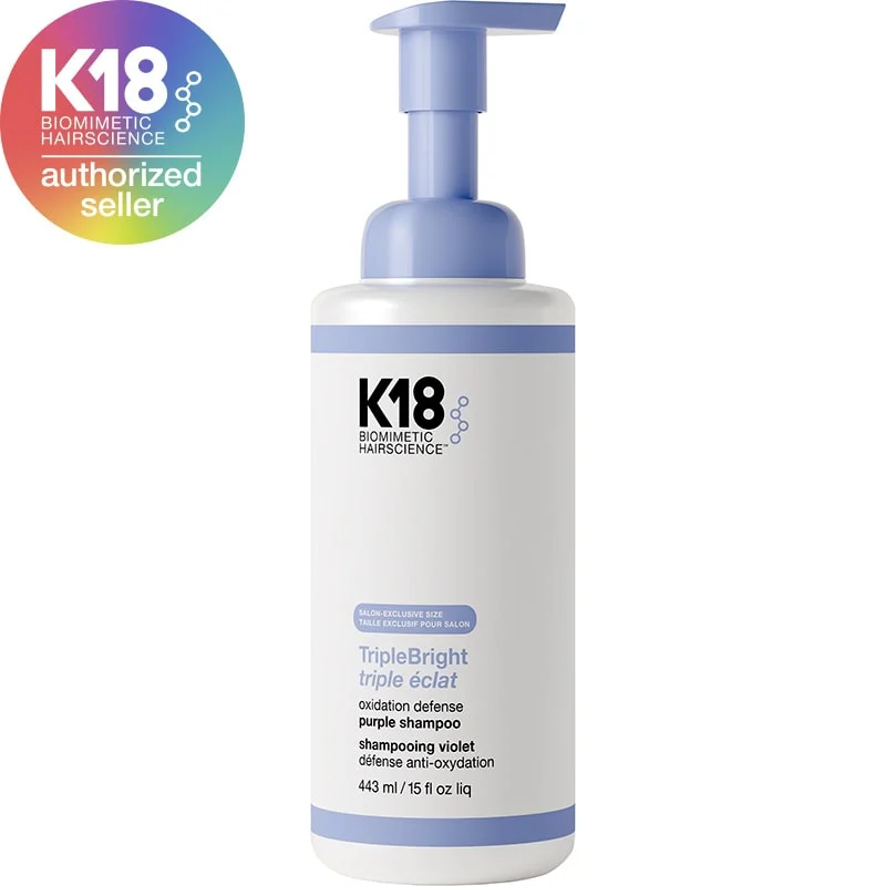 K18 TripleBright Oxidation Defense Purple Shampoo
