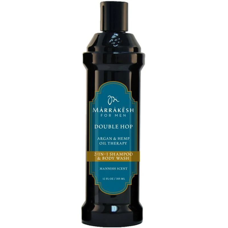 Marrakesh for Men Double Hop 2-In-1 Shampoo & Body Wash, 355ml