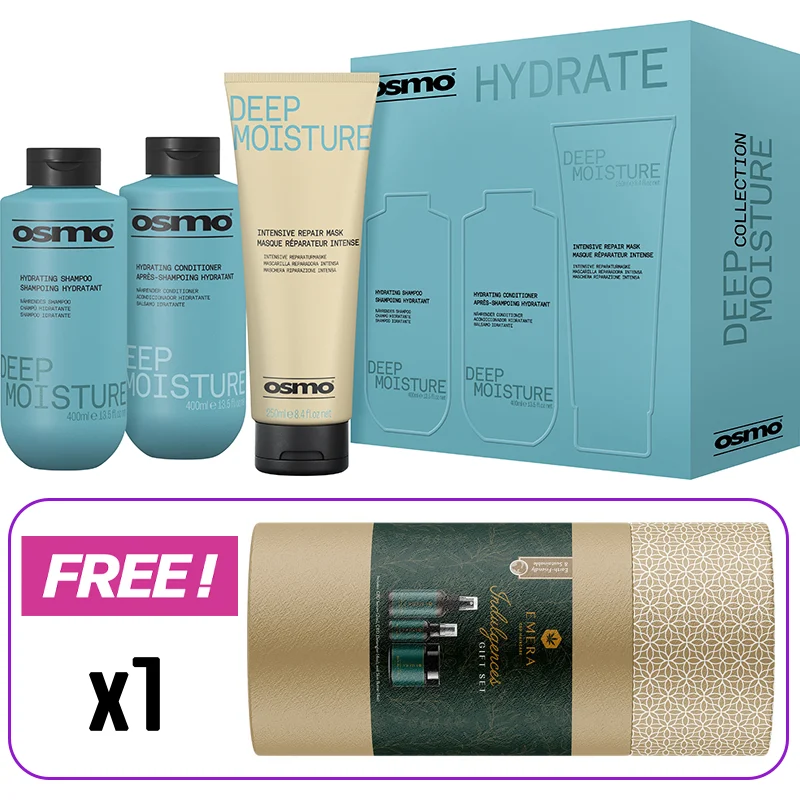 OSMO Deep Moisture Collection Gift Pack, 3 Pieces