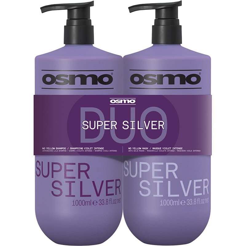 OSMO Super Silver No Yellow Banded Pack Duo Shampoo & Mask (2 x 1 Litre)
