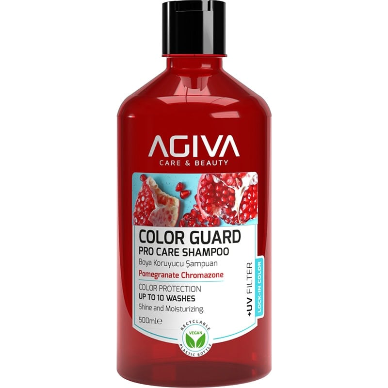 Agiva Color Guard Pro Care Hair Shampoo for Coloured Hair, 500ml