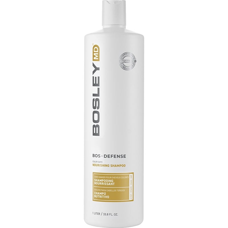 Bosley Defense for Coloured Normal to Fine Hair Nourishing Shampoo, 1L
