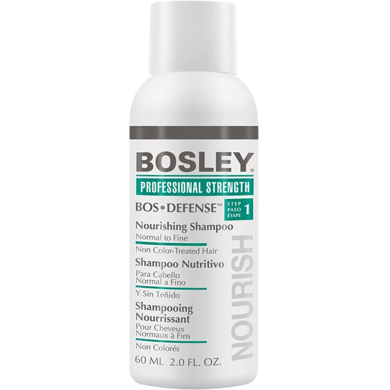 Bosley Defense for Non-Coloured Normal to Fine Hair Nourishing Shampoo, 60ml