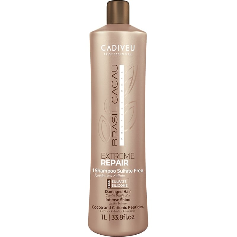 Brasil Cacau Extreme Repair Sulphate Free Shampoo, 1L