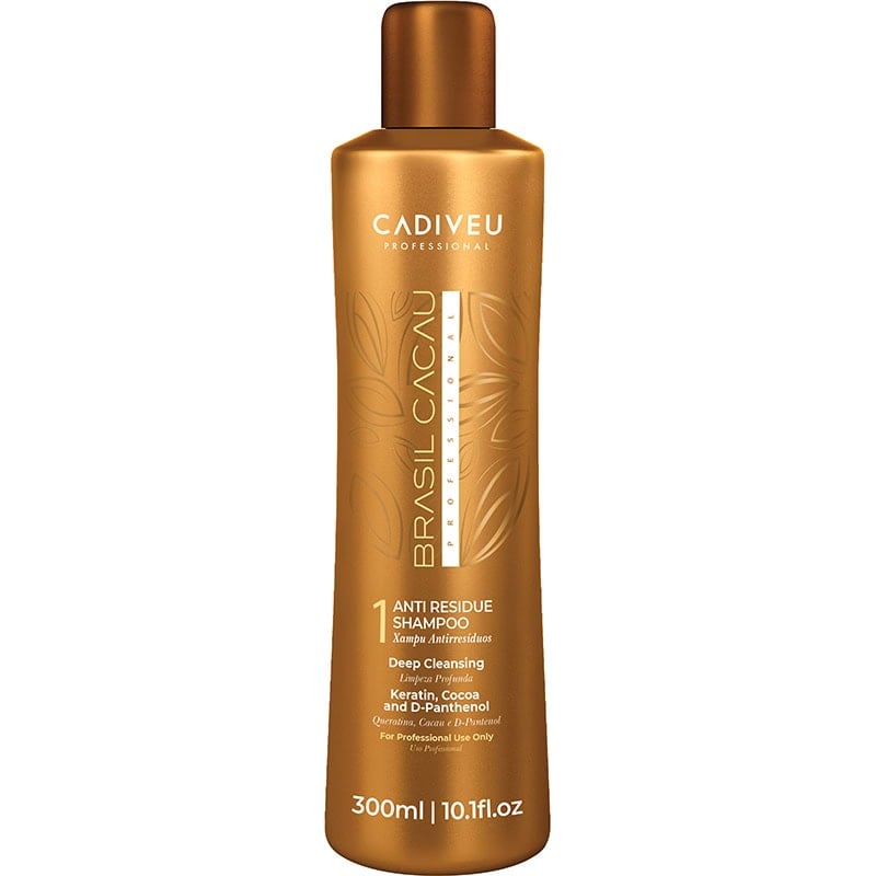 Brasil Cacau Step 1 Anti-Residue Shampoo with Pump, 300ml