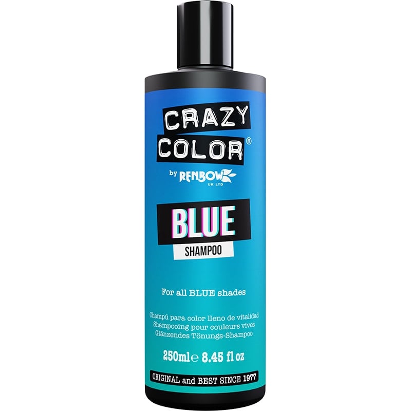 Crazy Color Rainbow Shampoo Blue, 250ml