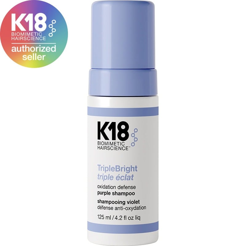 K18 TripleBright Oxidation Defense Purple Shampoo 125ml
