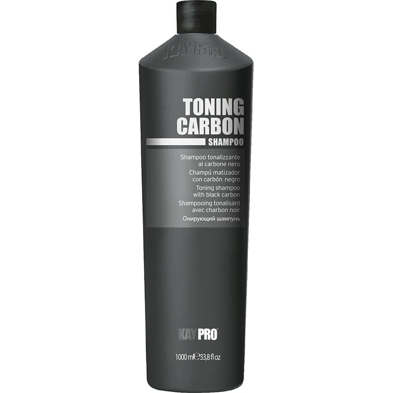 KAYPRO Black Carbon Toning Shampoo for Blonde Hair 1L