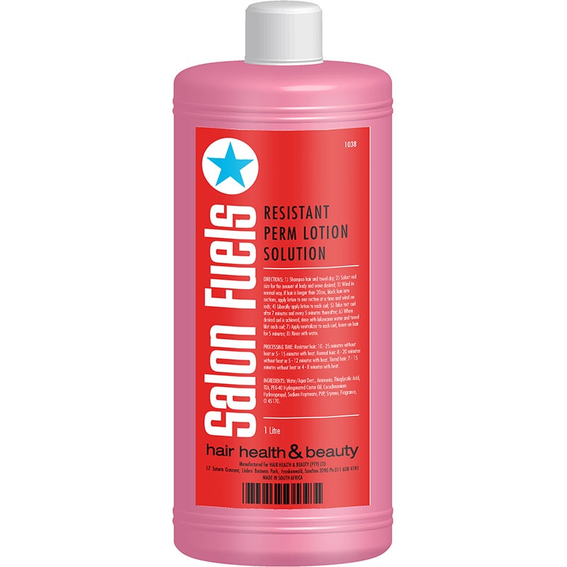 Salon Fuels Perm Lotion Solution Resistant, 1 Litre