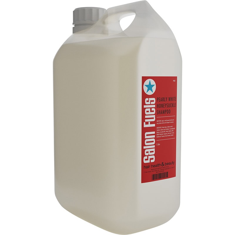 Salon Fuels Shampoo Pearly White Honeysuckle, 5 Litre